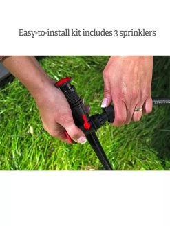 Snip-n-Spray Garden And Landscape Sprinkler System -Green Garden Shop 8589718 7167 install
