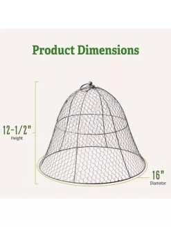 Chicken Wire Cloche -Green Garden Shop 8590210 2