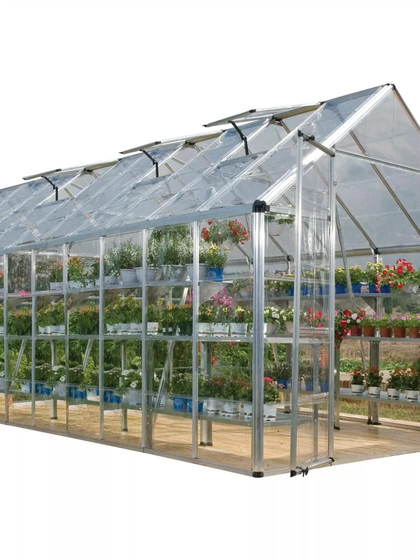 Canopia® By Palram Harmony™ Snap & Grow Greenhouse, 8' 6 Canopia® By Palram Harmony™ Snap & Grow Greenhouse, 8' - Image 4