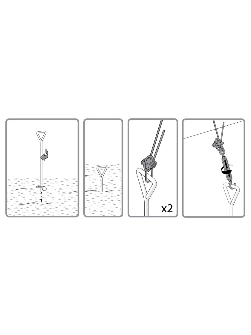 Canopia® By Palram Anchoring Kit For The Palram - Canopia Greenhouses 7 Canopia® By Palram Anchoring Kit For The Palram - Canopia Greenhouses - Image 5