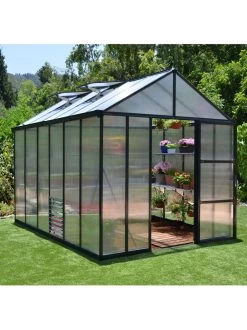 Canopia® By Palram Glory™ Greenhouse, 8' -Green Garden Shop 8591548 01v