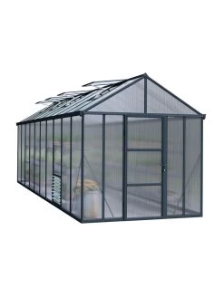 Canopia® By Palram Glory™ Greenhouse, 8' -Green Garden Shop 8591552 02v glory greenhouse 8 x 20 ft