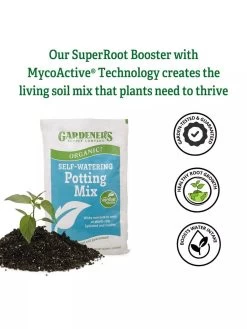 Organic Self-Watering Potting Mix, 20 Qts. -Green Garden Shop 8592225 3