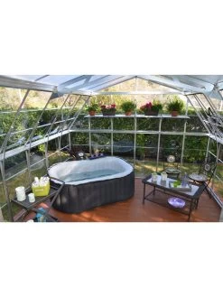 Canopia® By Palram Americana™ Greenhouse, 12' X 12' -Green Garden Shop 8595693 04v