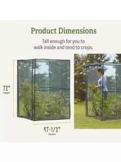 Crop Cage, 4' X 4' -Green Garden Shop 8596538 dimensions