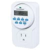 Digital Programmable 7 Day Timer Single Outlet -Green Garden Shop 8598884 03v digital programmable 7 day timer single outlet