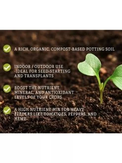 Vermont Compost Company Fort Vee™ Potting Mix, 20 Quarts -Green Garden Shop 8599281 3