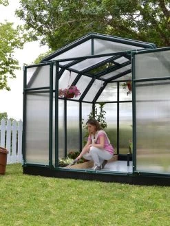 Canopia® By Palram Hobby Gardener Greenhouse, 8' -Green Garden Shop 8599331 01V tif
