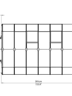 Canopia® By Palram Hobby Gardener Greenhouse, 8' -Green Garden Shop 8599332 04V tif