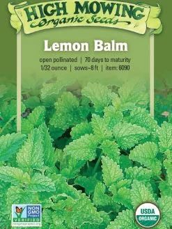 Lemon Balm Organic Seeds 7 Lemon Balm Organic Seeds -Green Garden Shop 8599880 02V tif