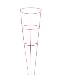 Heavy-Duty Plant Supports 42", Set Of 5 -Green Garden Shop 8600029 02v heavy duty colorful plant supports 42 inch red