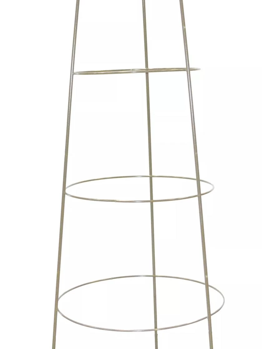 Heavy-Duty Galvanized Inverted Plant Supports 42", Set Of 5 3 Heavy-Duty Galvanized Inverted Plant Supports 42", Set Of 5