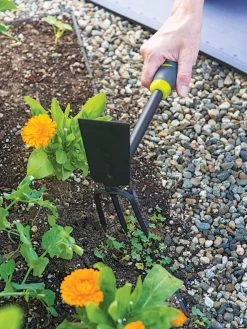 Gardener's 2-in-1 Short Handle Hoe And Cultivator -Green Garden Shop 8608657 19474 tif