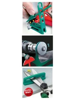 Multi-Sharp Garden Tool Sharpening Set, Set Of 3 -Green Garden Shop 8609100 01v