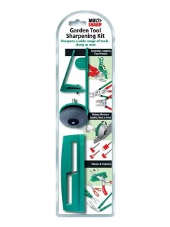 Multi-Sharp Garden Tool Sharpening Set, Set Of 3 -Green Garden Shop 8609100 03v