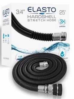 3/4" Elasto Hardshell Stretch Hoses 9 3/4" Elasto Hardshell Stretch Hoses -Green Garden Shop 8609371 02V tif