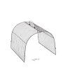 Chicken Wire Row Cloche Mid-Section, Extra Large -Green Garden Shop 8609413 5044 tif