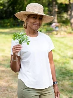 Womanswork Raffia Hat -Green Garden Shop 8610150 1328 tif