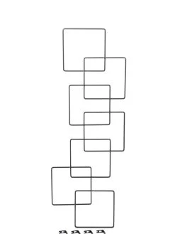 Building Blocks Wall Trellis, 45" -Green Garden Shop 8610183 3933 tif