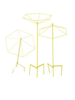 Parasol Plant Supports, Set Of 3 -Green Garden Shop 8611129 3848 tif