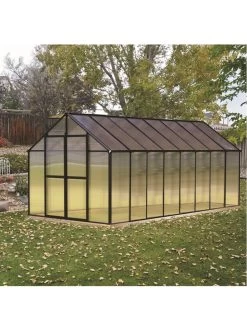 MONT Premium Greenhouse, 8' X 16' 5 MONT Premium Greenhouse, 8' X 16' -Green Garden Shop 8611173 02v monticello premium greenhouse 8 x 16 black