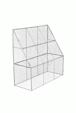 Chicken Wire Flat Back Crop Coop -Green Garden Shop 8611701 FlatBackCropCoop gif