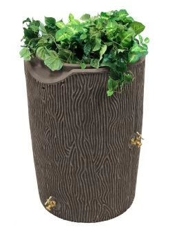 Impressions Bark 50 Gallon Rain Saver -Green Garden Shop 8612301 02V jpg