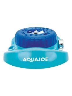Aqua Joe® AJ-TSSBM Indestructible 9-Pattern Metal Turret Sprinkler -Green Garden Shop 8612869 03v