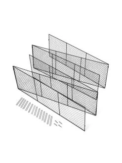 Chicken Wire Critter Fence, 16" High -Green Garden Shop 8613249 3969