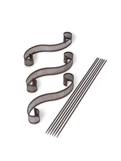 Scroll Linking Stakes, Set Of 3 -Green Garden Shop 8613321 5899