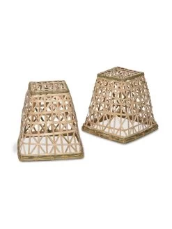 Bamboo Cloche, Set Of 2 -Green Garden Shop 8613351 4693