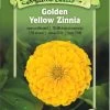 Golden Yellow Zinnia Organic Seeds -Green Garden Shop 8613628 01v golden yellow zinnia seeds