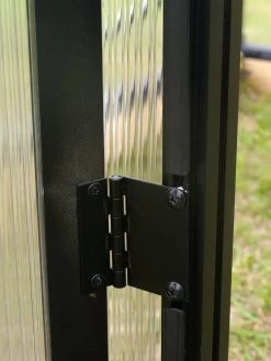 MONT Growers Edition Greenhouse, 8' X 24' -Green Garden Shop bk door hinge 2000 300dpi 2